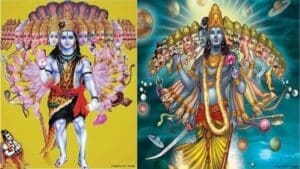 Virat Purush of Purush Suktam signifies Vishnu and Shiva are the same.