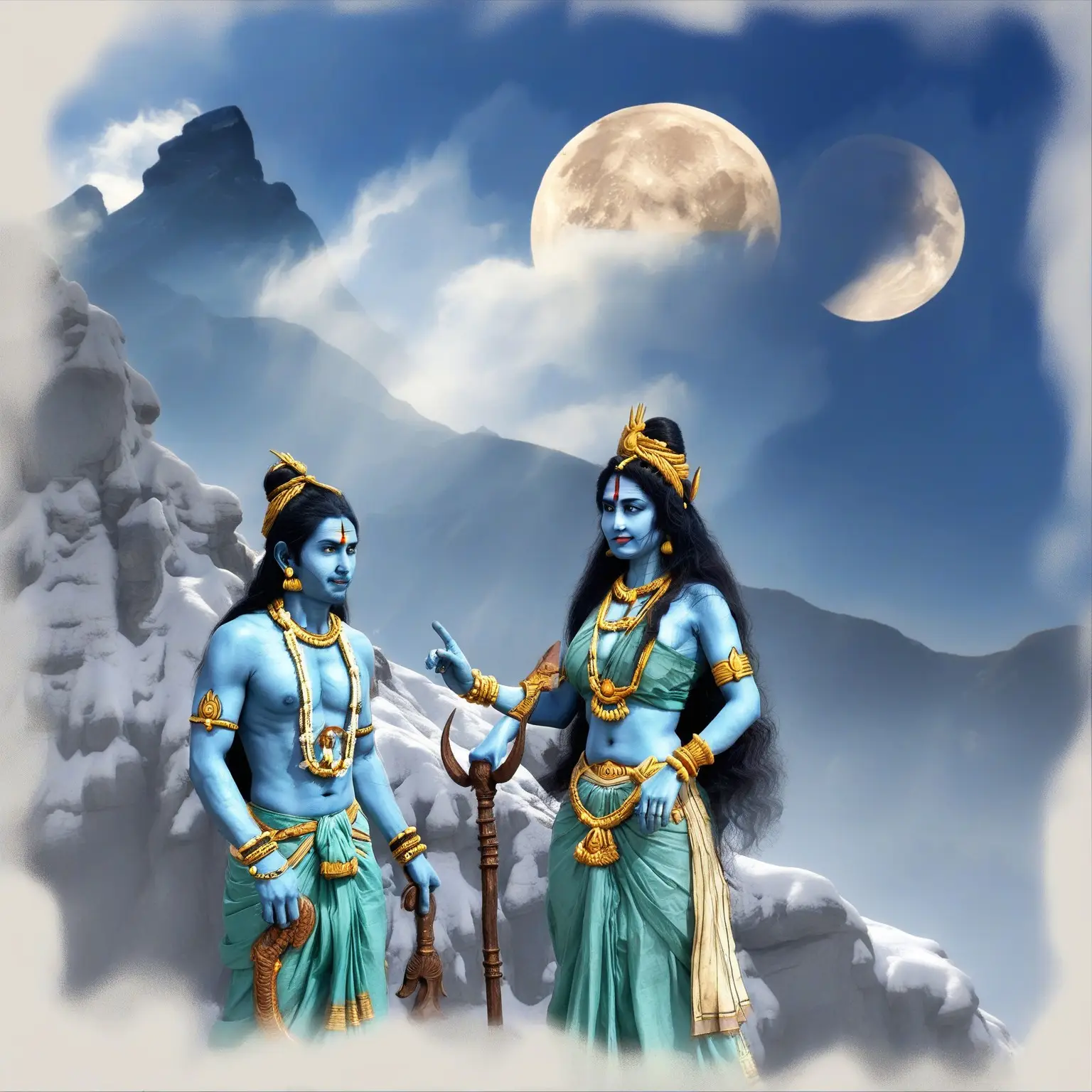 Dialogue between Shiva & Parvati. Dhanada Ratipriya Yakshini Stotram.